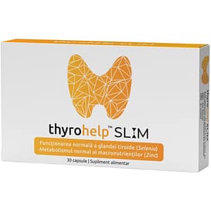 Supliment Thyrohelp Slim, 30 capsule, NATURPHARMA