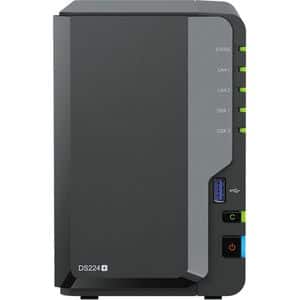 Network Attached Storage SYNOLOGY DS224+, Intel Celeron J4125, 2.7GHz, 2GB, 2-Bays, negru