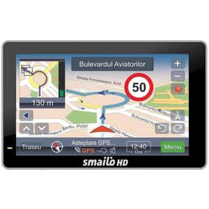 Sistem de navigatie GPS SMAILO HD5, 5" Touch, 4 GB, Full Europa, Bluetooth