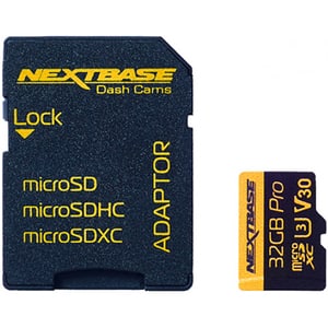 Card de memorie NEXT BASE NBDVRS2SD32GBU3, microSDXC, 32GB, 100MB/s, U3, V30, adaptor