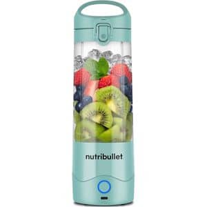 Blender portabil NUTRIBULLET NBP003LBL, 0.475l, 1 treapta viteza, USB-C, albastru deschis