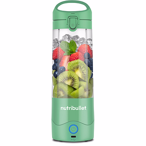 Blender portabil NUTRIBULLET NBP003LG, 0.47l, 1 treapta viteza, USB-C, verde