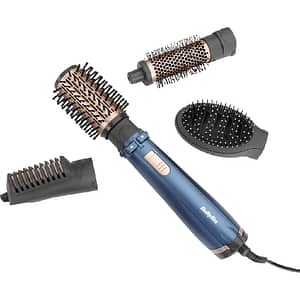 Perie rotativa BABYLISS AS965E Style Pro, 1000W, 2 viteze, 2 trepte temperatura, albastru