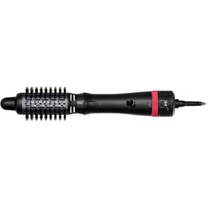 Perie rotativa ROWENTA X Karl Lagerfeld CF634LF0, 800W, 3 viteze, 2 trepte temperatura, Invelis Keratina, negru-rosu