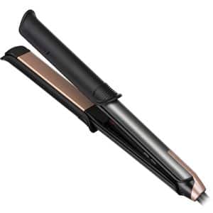 Placa de indreptat parul REMINGTON ONE Straight & Curl S6077, 2in1, FlexiCover, 230 grade, invelis ceramic, negru