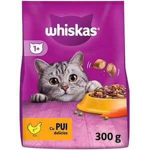 Hrana uscata pentru pisici WHISKAS, Adult, Pui, 300 g
