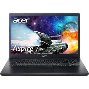 Laptop gaming ACER Aspire 7 A715-51G-70G1, Intel Core i7-1260P pana la 4.7GHz, 15.6" Full HD, 16GB, SSD 512GB, NVIDIA GeForce RTX 3050 Ti 4GB, Free DOS, negru