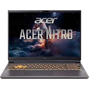 Laptop Gaming ACER Nitro V 16 ANV16-I12-753M, Intel Core 7 230H pana la 5.2GHz, 16" WUXGA, 16GB, SSD 512GB, NVIDIA GeForce RTX 3050 4GB, Free DOS, Herald Grey
