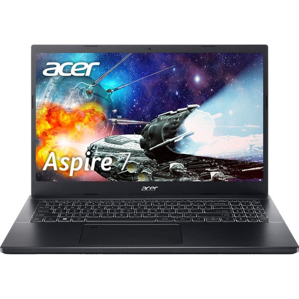 Laptop gaming ACER Aspire 7 A715-51G-51QS, Intel Core i7-1260P pana la 4.7GHz, 15.6" Full HD, 16GB, SSD 1TB, NVIDIA GeForce RTX 3050 Ti 4GB, Free DOS, negru