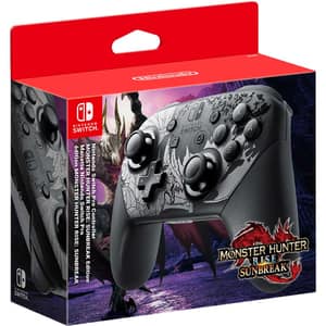 Controller NINTENDO Switch Pro (Monster Hunter Rise Sunbreak Edition), negru