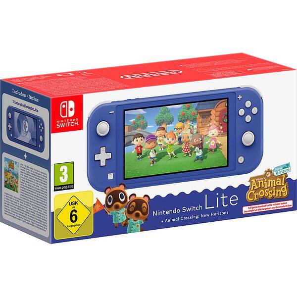 Consola portabila NINTENDO Switch Lite Animal Crossing, Blue