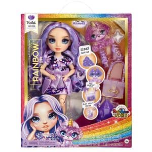 Papusa RAINBOW HIGH Violet Willow MGA120223EU, 4 ani+, mov-auriu
