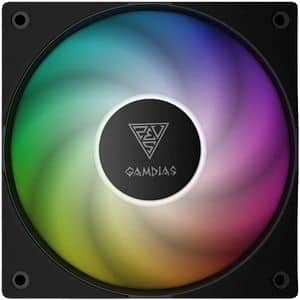 Ventilator Gamdias Notus M1-1203 ARGB, 120mm, negru