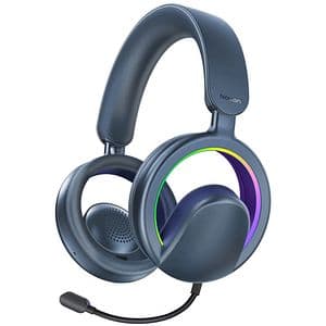 Casti PROMATE Novon, Bluetooth, Over-ear, Microfon, albastru