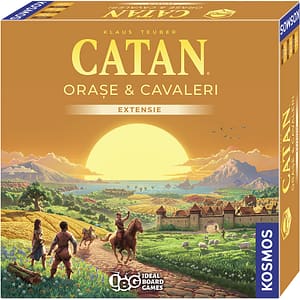 Joc de societate CATAN Extensie - Orase si cavaleri 3/4 OC3425, 12 ani+, 3-4 jucatori