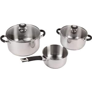 Set vase SAN IGNACIO Bilma, 5 piese, 16-24cm, inox, argintiu