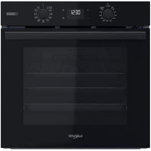 Cuptor incorporabil WHIRLPOOL OMSR58RU1SB, Electric, Gatire cu abur, Autocuratare pirolitica + hidrolitica, 71 l, Clasa A+, negru