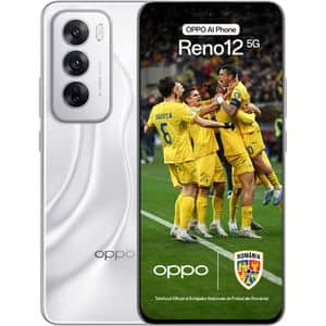 Telefon OPPO Reno12 5G, 256GB, 12GB RAM, Dual SIM, Astro Silver