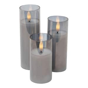 Set lumanari LED HOME CDS 3, ceara, alb cald