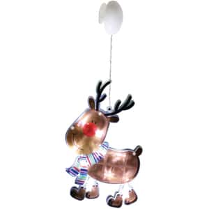 Decor fereastra HOME KID 311, autoadeziv, LED, maro