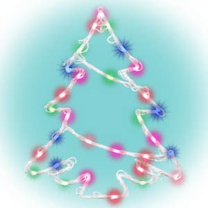 Decor fereastra HOME KID 502 BM, LED, alb