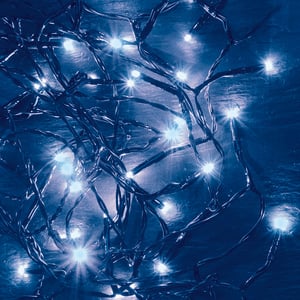 Ghirlanda luminoasa HOME KII100BL, 100 led-uri, 8m, iluminare albastra