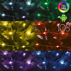 Ghirlanda luminoasa HOME ML 100 RGB SMART, 100 led-uri, 10m, iluminare color