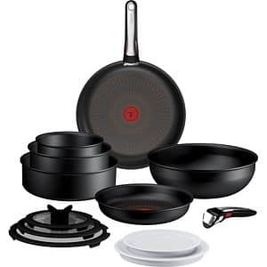 Set vase TEFAL Ingenio Excellence P0009753,13 piese, 16-28cm, aluminiu, negru