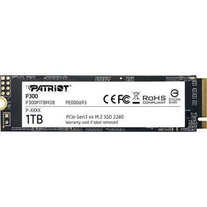 Solid-State Drive (SSD) PATRIOT P300, 1TB, PCI Express x4, M.2, P300P1TBM28