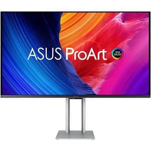 Monitor QD-OLED ASUS ProArt PA32UCDM, 31.5", 4K UHD, 240Hz, HDR10, Flicker free, boxe, pivot, negru-gri