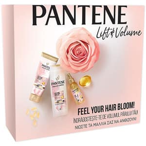 Set ingrijire par PANTENE Pro-V Miracles Lift & Volume: Sampon, 300ml + Balsam de par, 200ml + Ulei pentru par 7 in 1,100ml