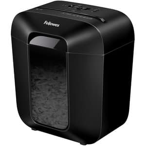 Distrugator documente manual FELLOWES Powershred LX25, 6 coli, 11.5l, Cross-Cut, negru