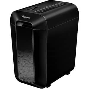 Distrugator documente manual FELLOWES LX65, 10 coli, 22l, Cross-Cut, negru