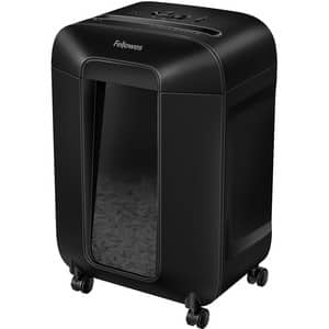 Distrugator documente manual FELLOWES LX85, 12 coli, 19l, Cross-Cut, negru