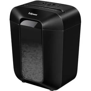 Distrugator documente manual FELLOWES Powershred LX50, 9 coli, 17l, Cross-Cut, negru