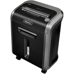 Distrugator documente manual FELLOWES 79Ci, 14 coli, 23l, Cross-Cut, negru-argintiu