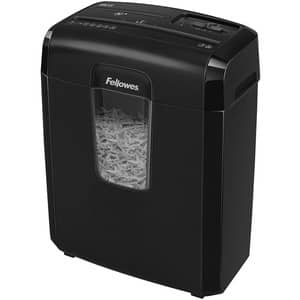 Distrugator documente manual FELLOWES Powershred 8Cd, 8 coli, 17l, Cross-Cut, negru