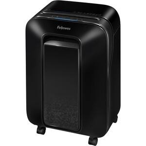 Distrugator documente manual FELLOWES LX201, 12 coli, 22l, Micro-Cut, negru