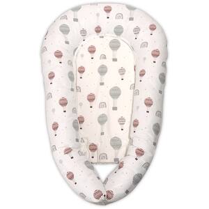 Baby nest 3in1 LORELLI Balloons 20030165301, 110x70 cm, gri-alb