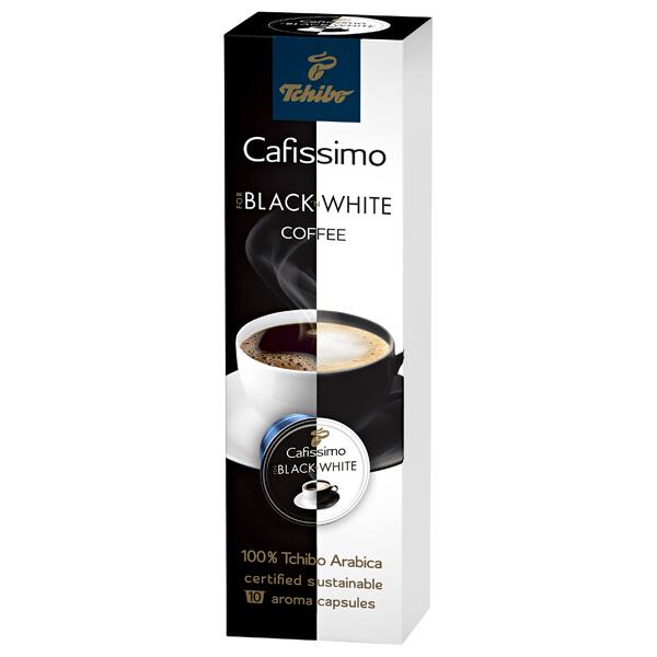 TCHIBO Cafissimo Coffee For Black’ N White, 10 buc