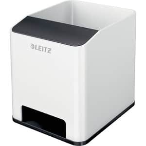Suport instrumente de scris LEITZ WOW SL631095, polistiren, alb-negru