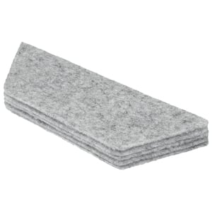 Rezerva burete NOBO 1905325, 10 bucati, gri