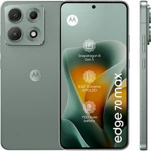 Telefon MOTOROLA Edge 70 Max, 256GB, 8GB RAM, Dual SIM, Aqua Gray
