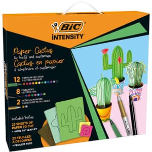 Carioci BIC Intensity Arts & Crafts Cactus, 22 culori