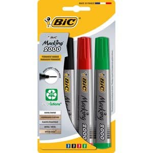 Set markere BIC 2000 BL, 4 bucati, multicolor