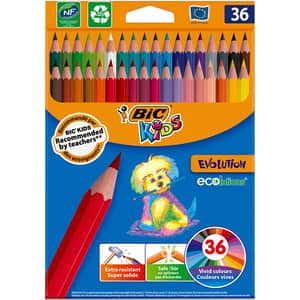 Creioane colorate BIC Evolution, 36 culori