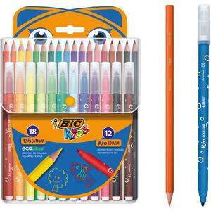 Set instrumente colorat BIC Coloring, set 30
