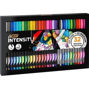 Set linere BIC Intensity, 32 bucati, multicolor