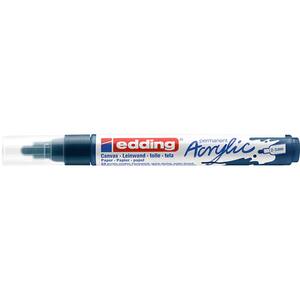 Marker acrilic EDDING 5100, 2-3 mm, albastru inchis