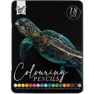 Creioane colorate CRAFT JK039223, 18 culori